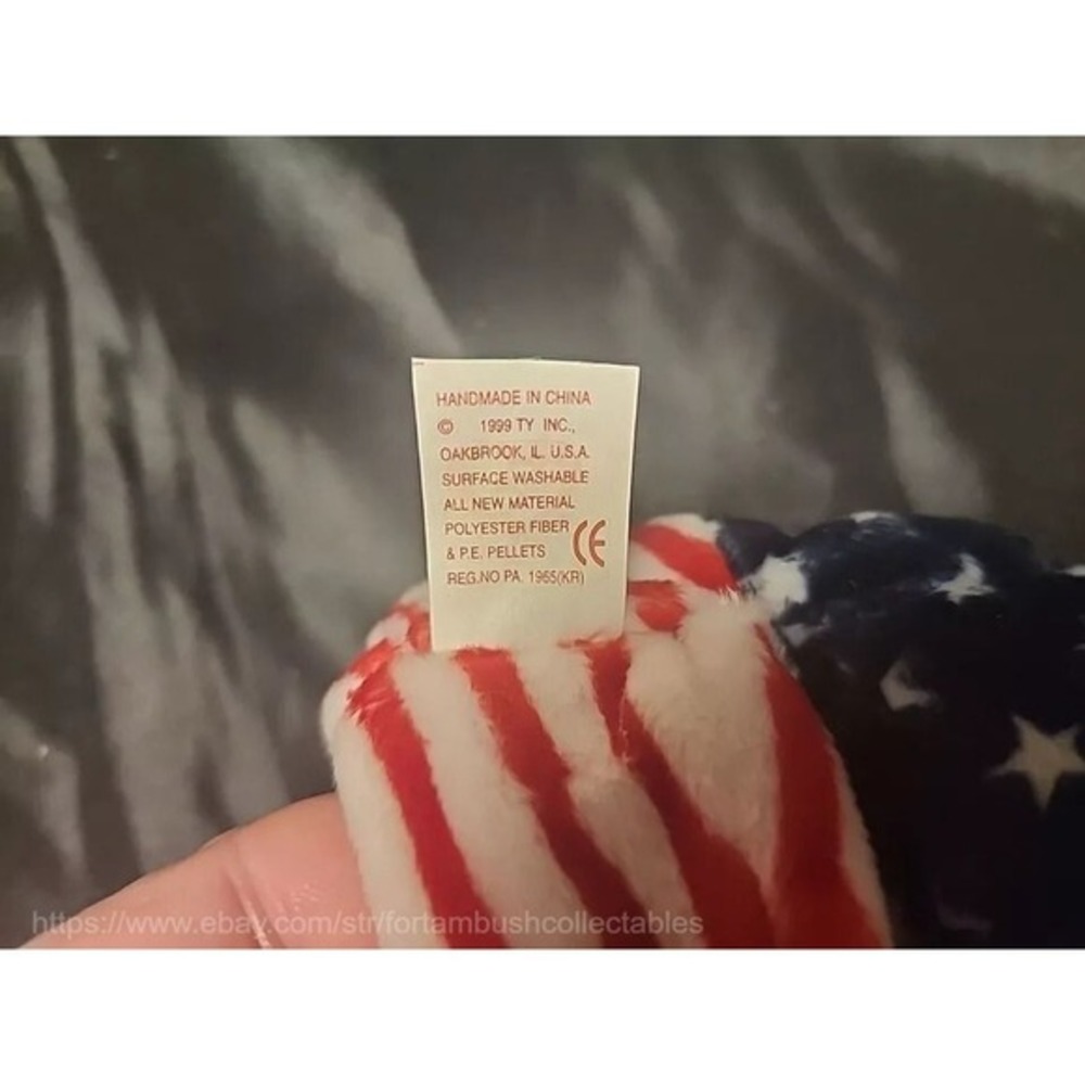 TY Beanie Babies Set Vintage Retired Plush Erin Valentina Snowball Hope - Picture 16 of 16